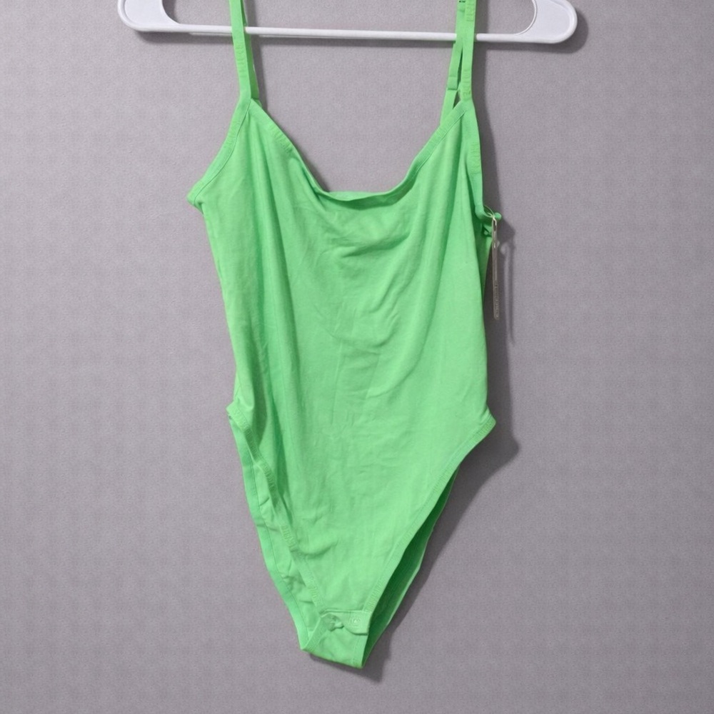 Skims cotton logo bodysuit